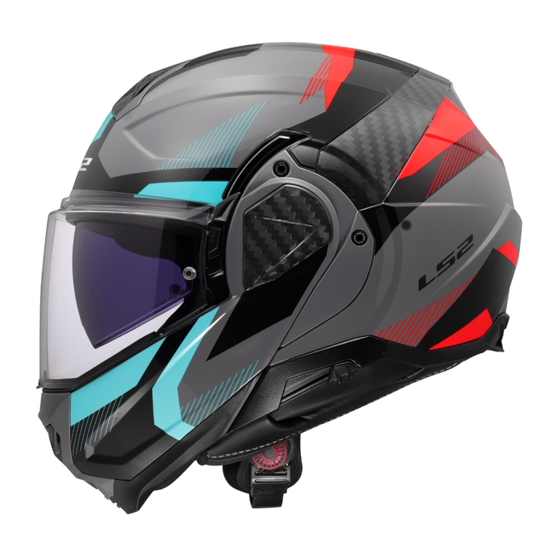 Casco de moto abatible LS2 FF910 Advant II Triple Nardo gris