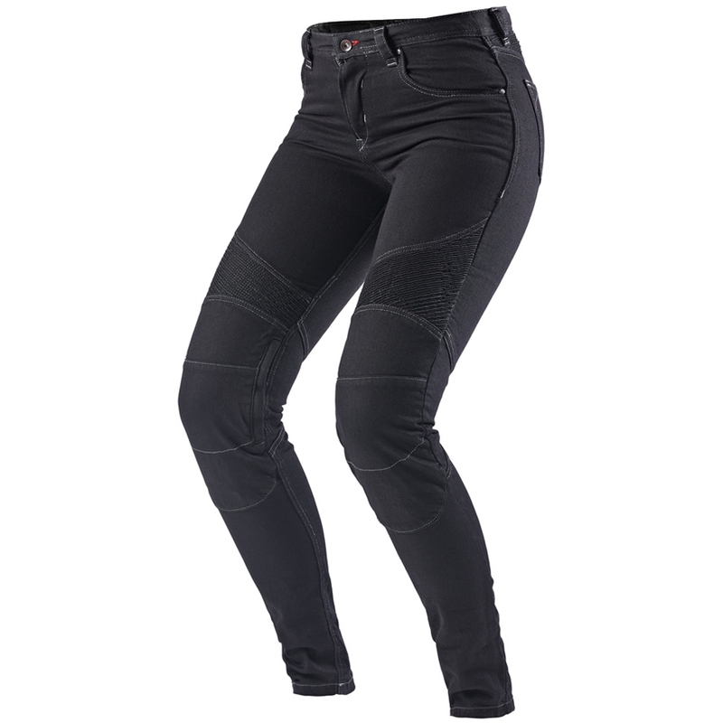 Vaqueros de moto para mujer Furygan Purdey Evo Slim en color negro