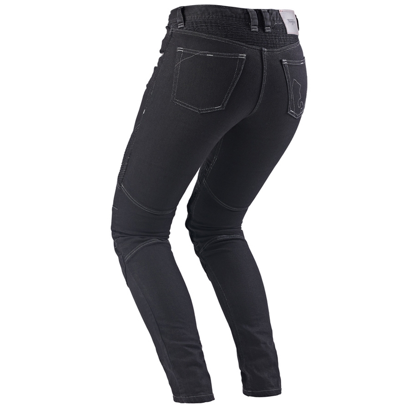 Vaqueros de moto para mujer Furygan Purdey Evo Slim en color negro