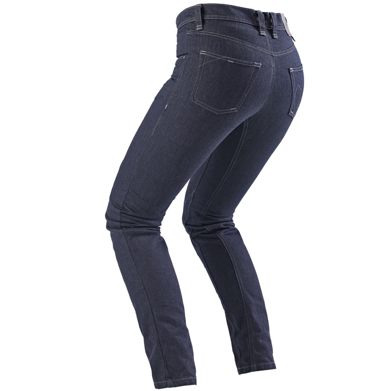Pantalones vaqueros de moto Furygan Nikita X Kevlar® Mom Fit para mujer, color azul oscuro
