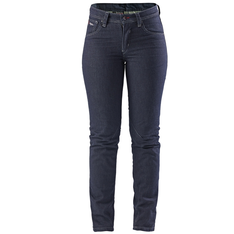 Pantalones vaqueros de moto Furygan Nikita X Kevlar® Mom Fit para mujer, color azul oscuro