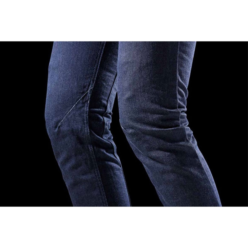 Pantalones vaqueros de moto Furygan Nikita X Kevlar® Mom Fit para mujer, color azul oscuro