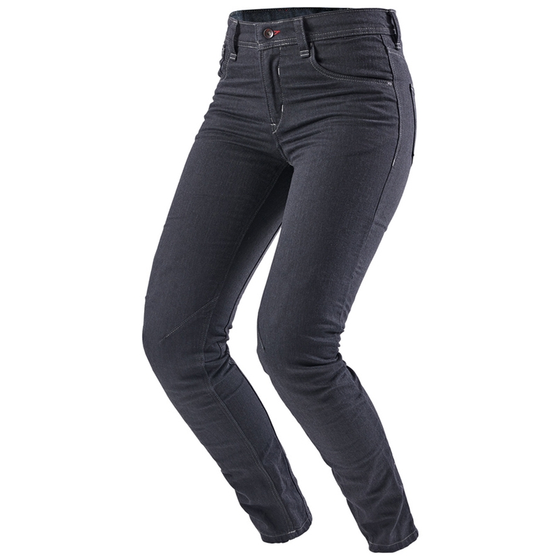 Pantalones vaqueros de moto Furygan Nikita X Kevlar® Mom Fit para mujer, color gris oscuro.