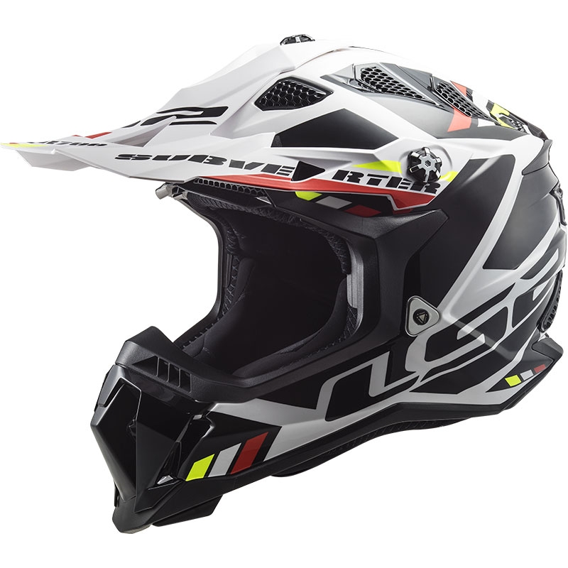 Casco de motocross LS2 MX700 Subverter Stomp blanco-negro