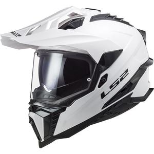 Casco de moto enduro LS2 MX701 C Explorer Blanco sólido