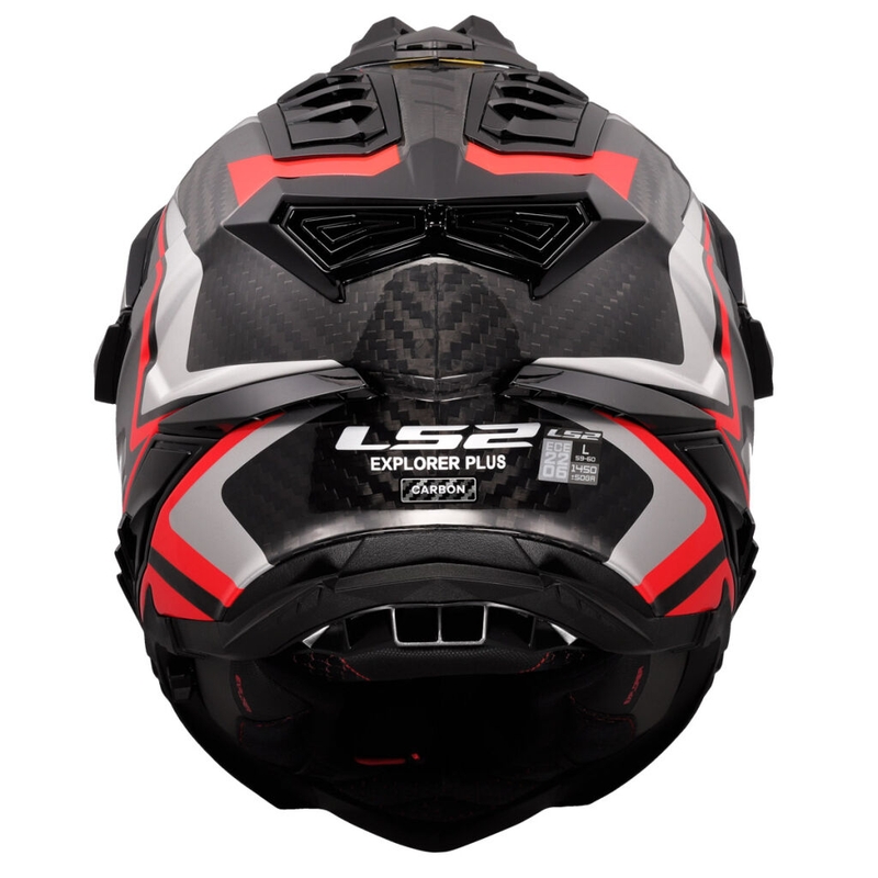 Casco de moto enduro LS2 MX701 Explorer C Frontier II rojo