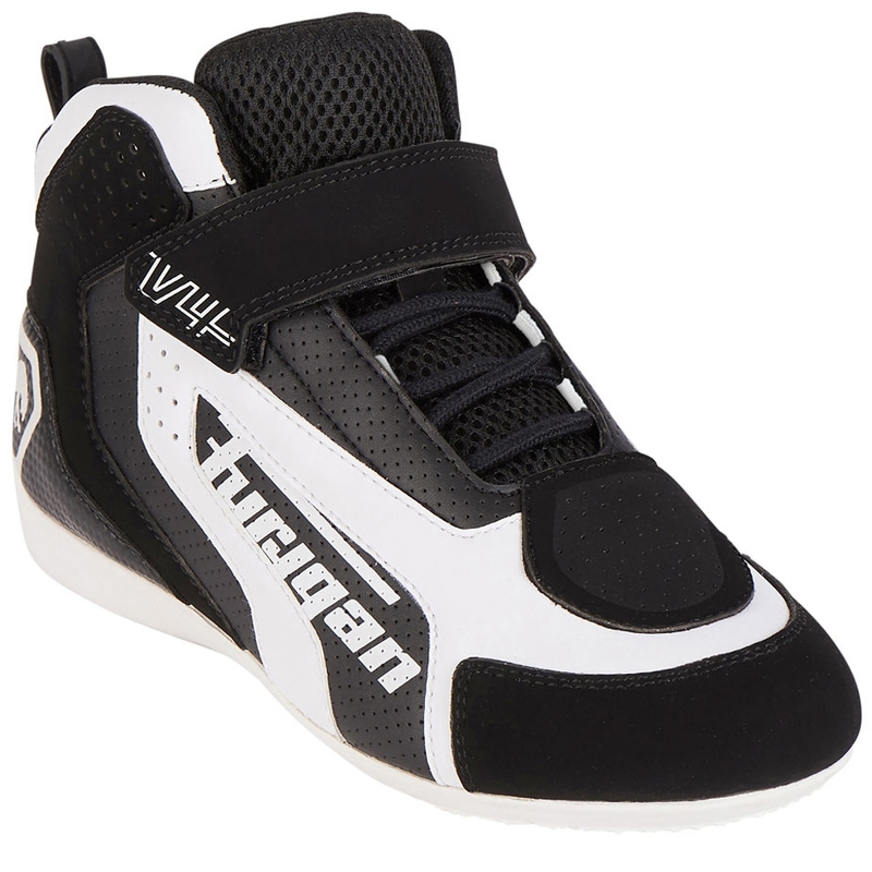 Botas de moto ventiladas Furygan V4 en color negro y blanco