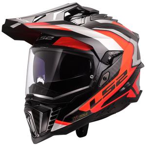 Casco de moto enduro LS2 MX701 Explorer C Frontier II naranja