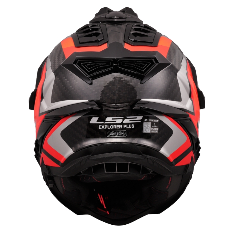 Casco de moto enduro LS2 MX701 Explorer C Frontier II naranja
