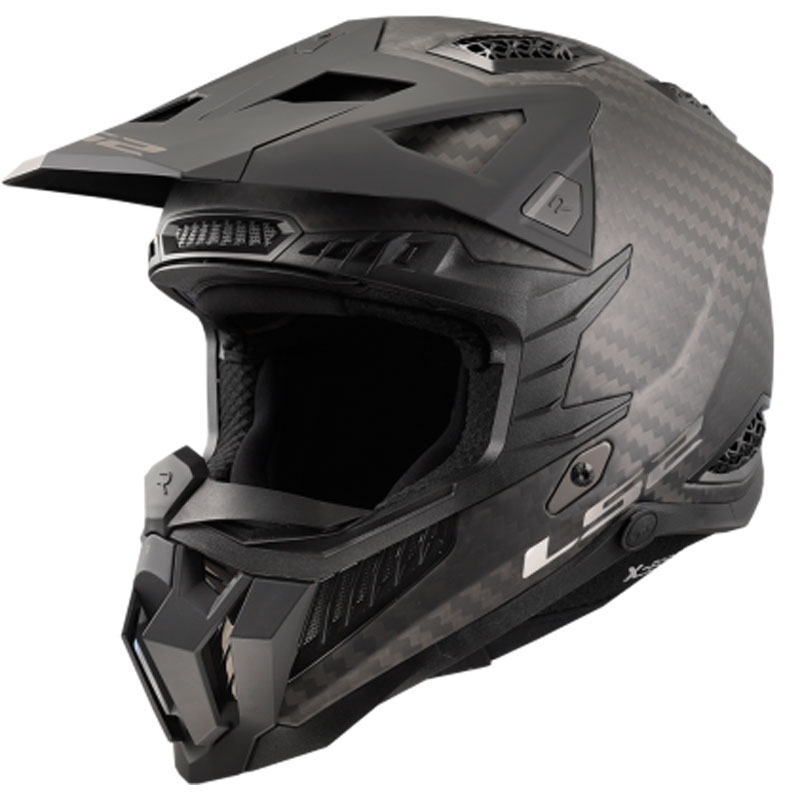 Casco de motocross LS2 MX703 C X-Force PRO FIM negro mate