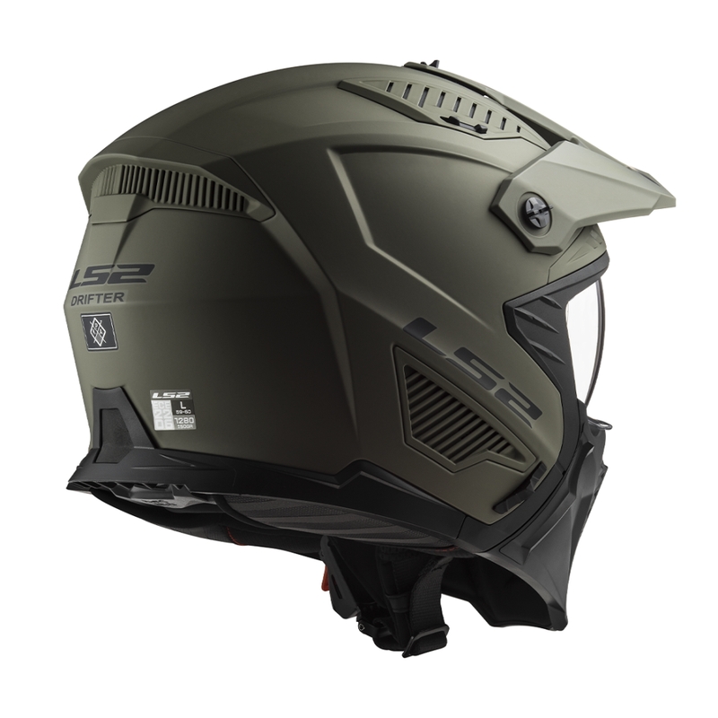 Casco de moto LS2 OF606 Drifter Solid arena mate