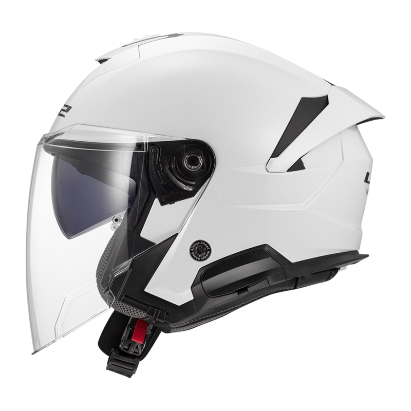 Casco de moto abierto LS2 OF618 Verso II Blanco sólido
