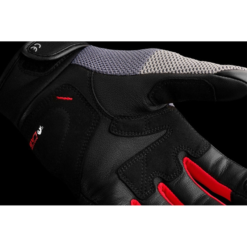 Guantes de moto Furygan Jack negro-gris-rojo