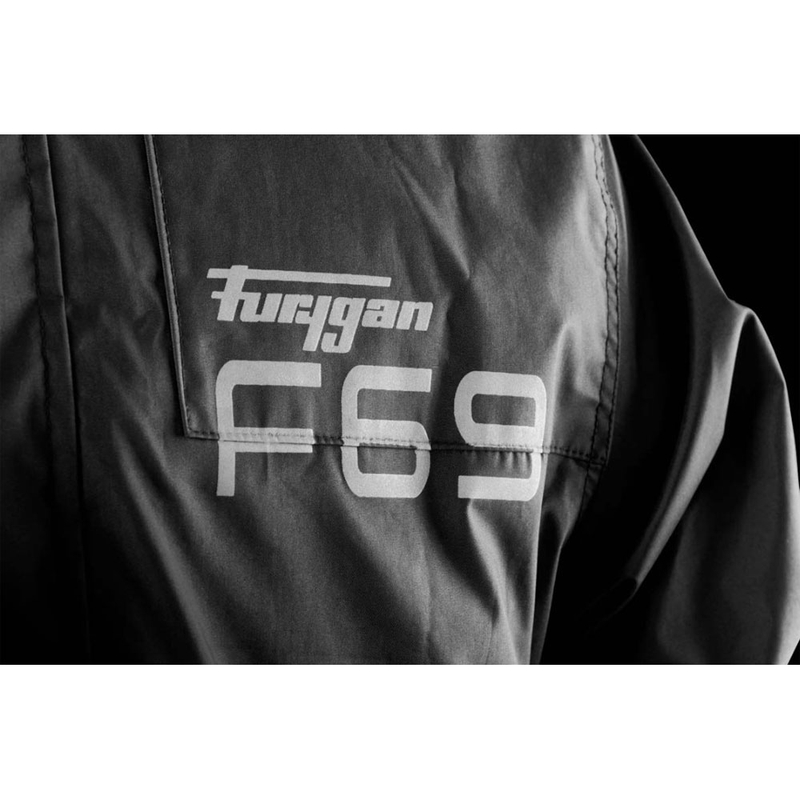 Chaqueta impermeable Furygan Tornado negra