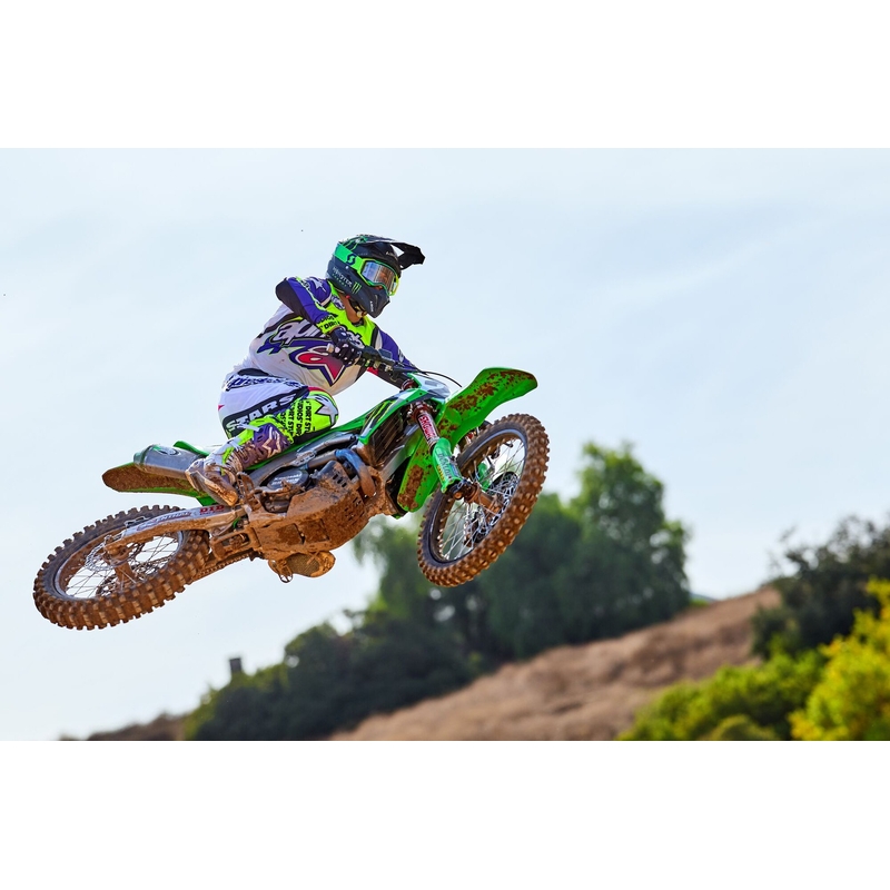 Pantalones de motocross Alpinestars Supertech edición limitada Dirt Studios blanco-violeta-rosa-amarillo fluo