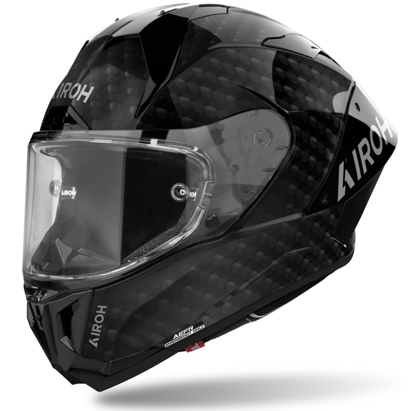 Casco integral de moto Airoh GP800 FIM Carbon negro