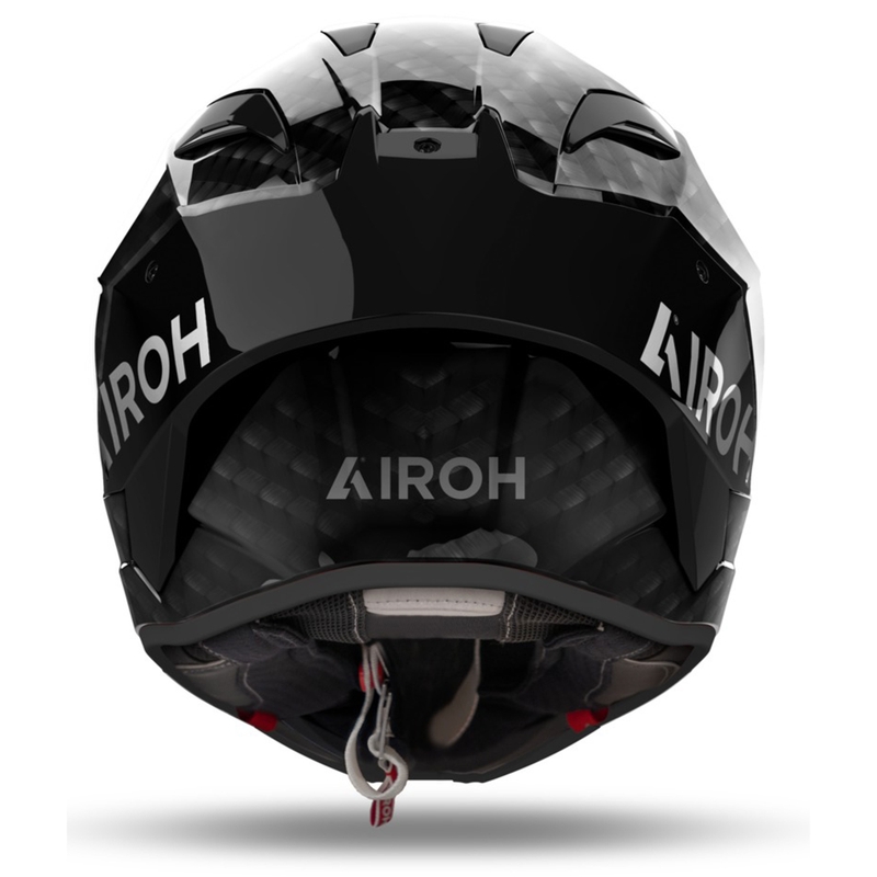 Casco integral de moto Airoh GP800 FIM Carbon negro