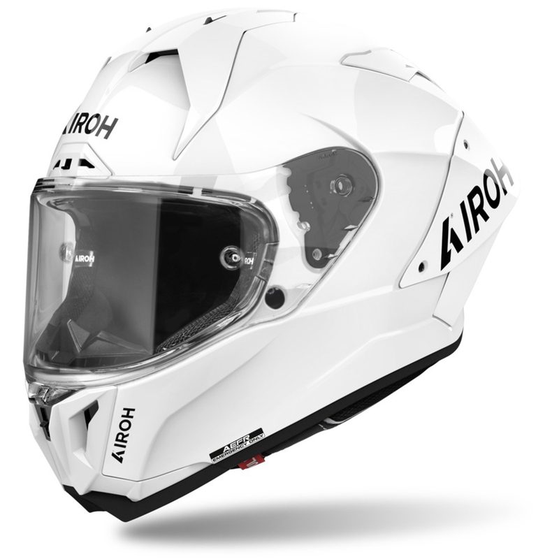 Casco integral de moto Airoh GP800 FIM Carbon blanco