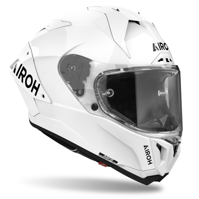 Casco integral de moto Airoh GP800 FIM Carbon blanco
