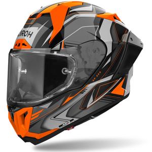 Casco integral para moto Airoh GP800 Must color naranja