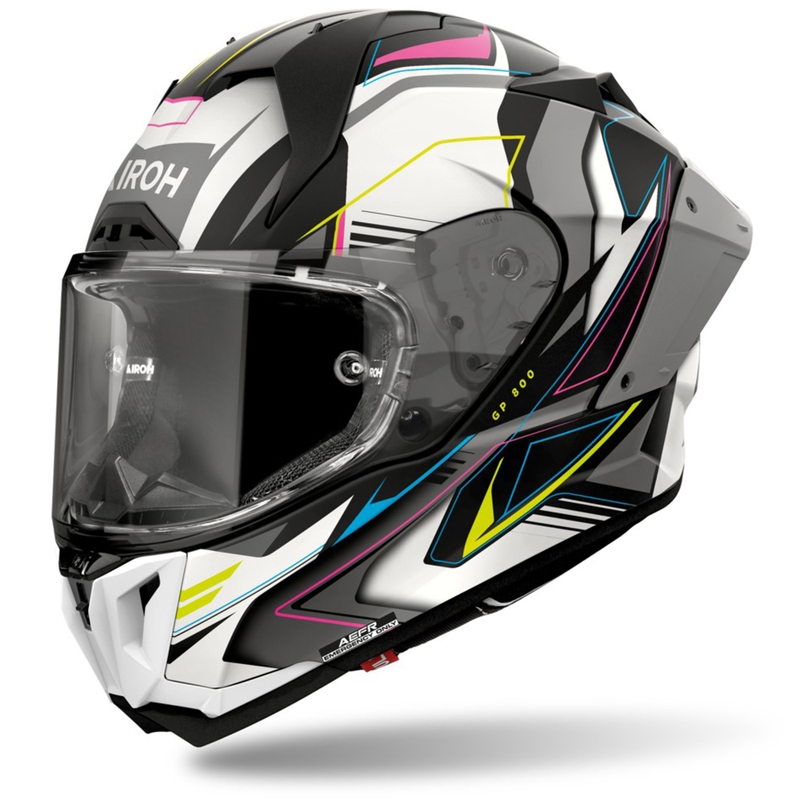 Casco integral para moto Airoh GP800 Must multicolor mate