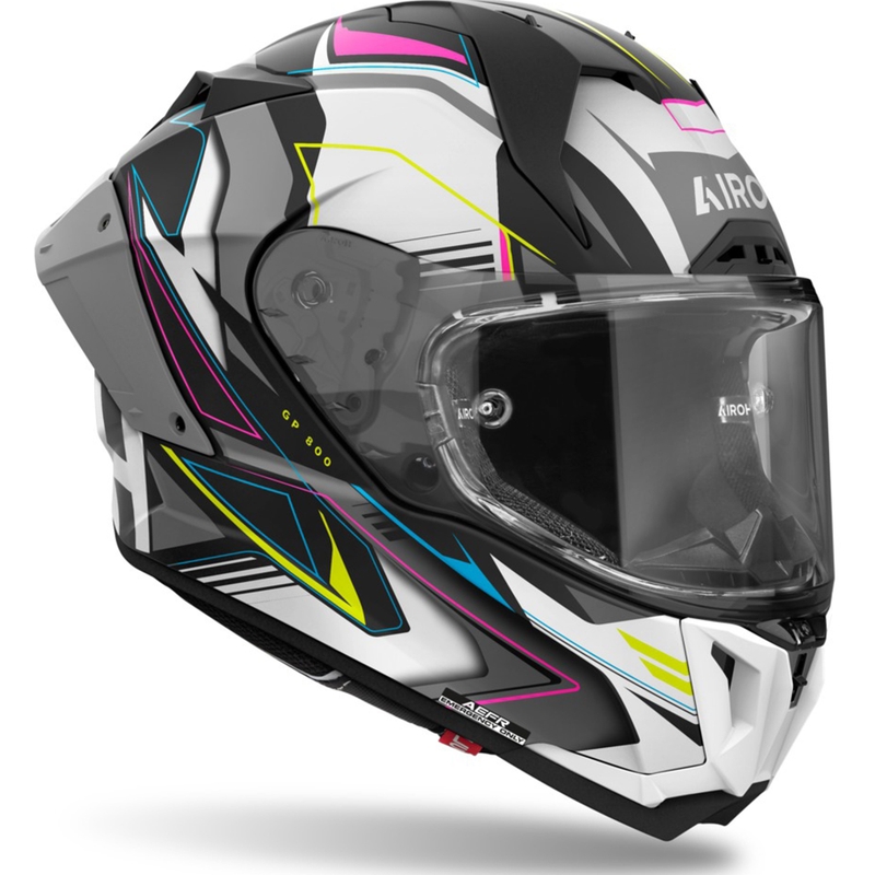 Casco integral para moto Airoh GP800 Must multicolor mate