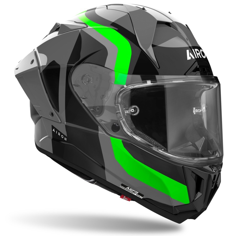 Casco integral para moto Airoh GP800 Competition verde fluo