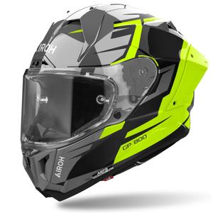 Casco integral para moto Airoh GP800 Master amarillo