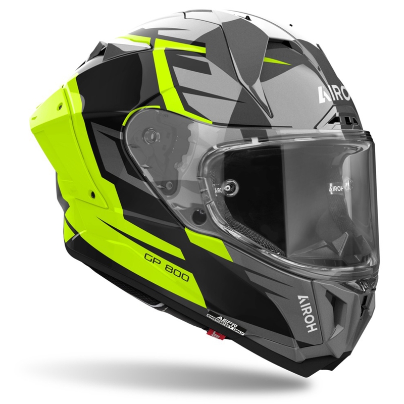 Casco integral para moto Airoh GP800 Master amarillo