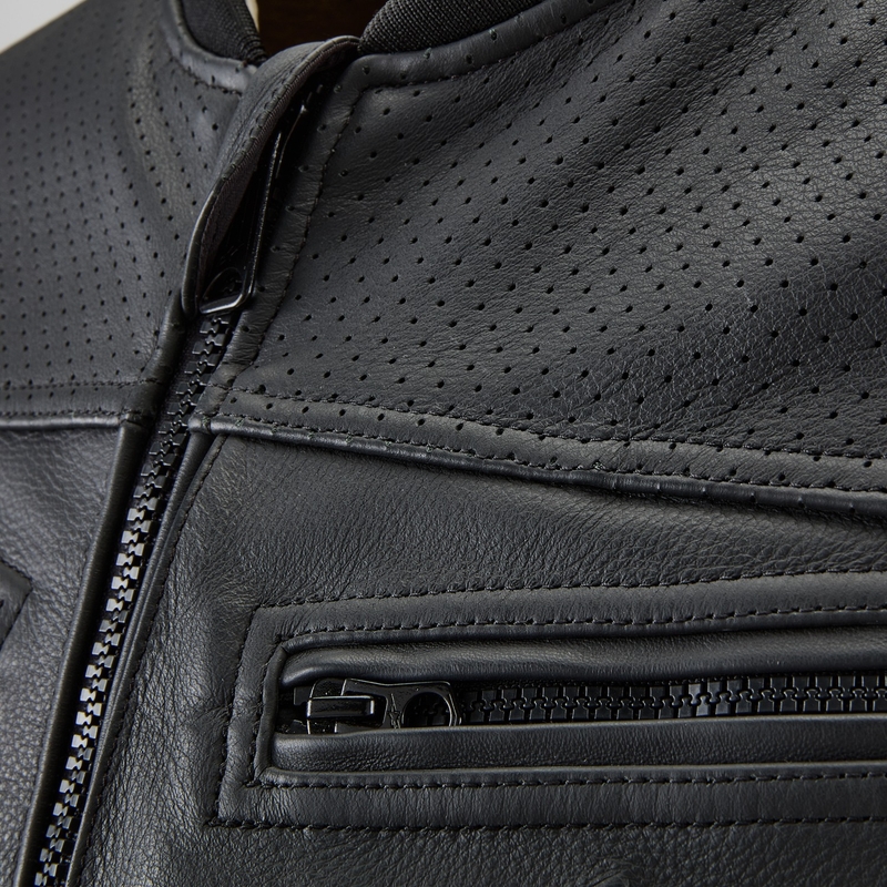 Chaleco con sistema de airbag TECH-AIR®3 V2 LEATHER de Alpinestars, color negro
