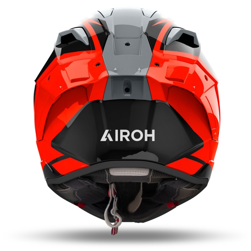 Casco integral para moto Airoh GP800 Master color naranja
