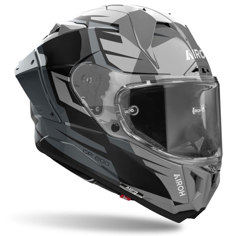 Casco integral para moto Airoh GP800 Master metalizado