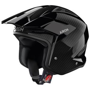 Casco de moto de trial Airoh TRR 2 Carbon negro
