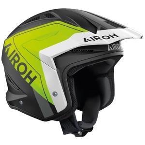 Casco de moto de trial Airoh TRR 2 Hunt amarillo mate