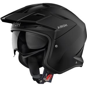 Casco de moto de trial Airoh Kombakt Color negro mate