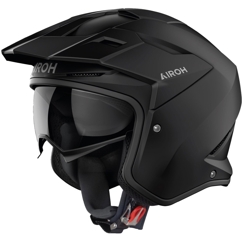 Casco de moto de trial Airoh Kombakt Color negro mate