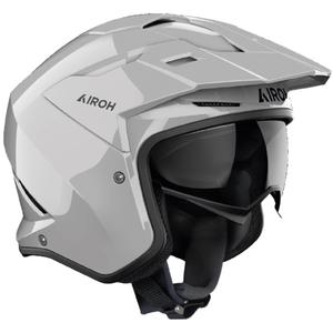 Casco de moto de trial Airoh Kombakt Color gris oscuro