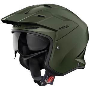 Casco de moto de trial Airoh Kombakt Color caqui mate