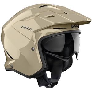 Casco de moto de trial Airoh Kombakt Color moka
