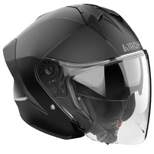 Casco de moto Airoh H21 Color Open Face negro mate