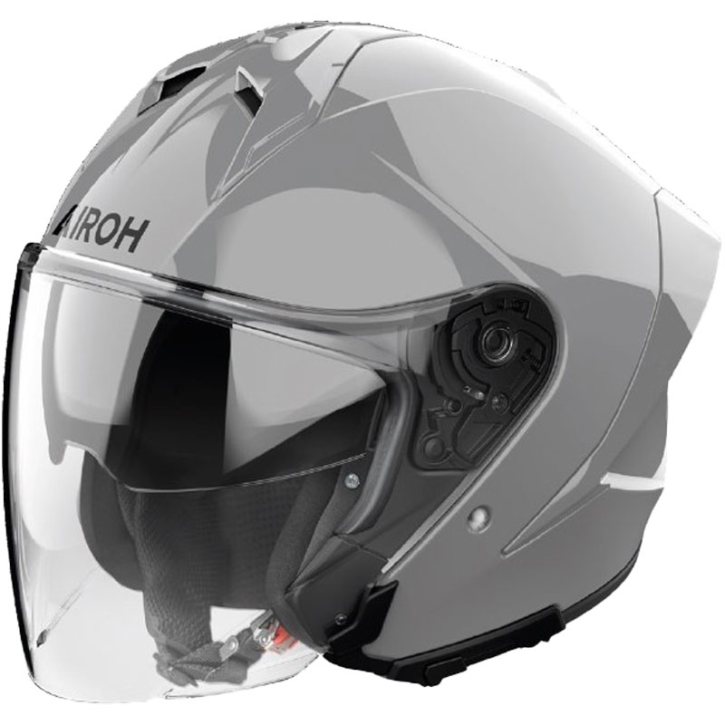 Casco de moto abierto Airoh H21 Color gris hormigón
