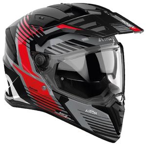 Casco de moto enduro Airoh Bandit Spicy rojo