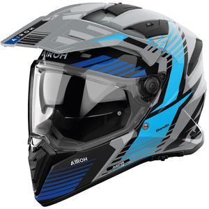 Casco de moto enduro Airoh Bandit Spicy azul