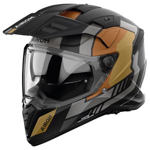 Casco de moto Airoh Bandit Horn Enduro dorado mate
