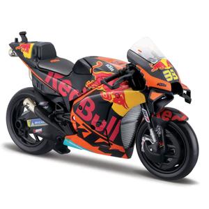 Maqueta de motocicleta Maisto Red Bull KTM Factory Racing 2021 #33 Brad Binder a escala 1:18