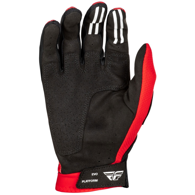Guantes de motocross FLY Racing Evolution DST rojo-blanco-negro