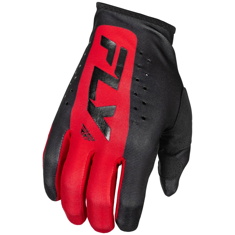 Guantes de motocross FLY Racing Lite negro-rojo