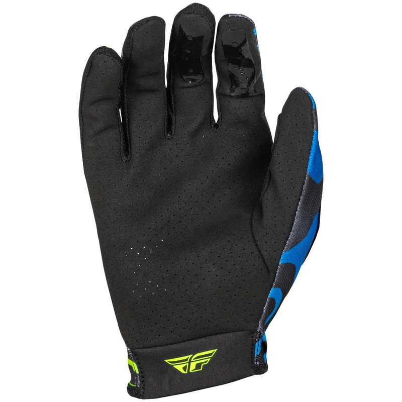 Guantes de motocross FLY Racing Lite azul-azul-amarillo