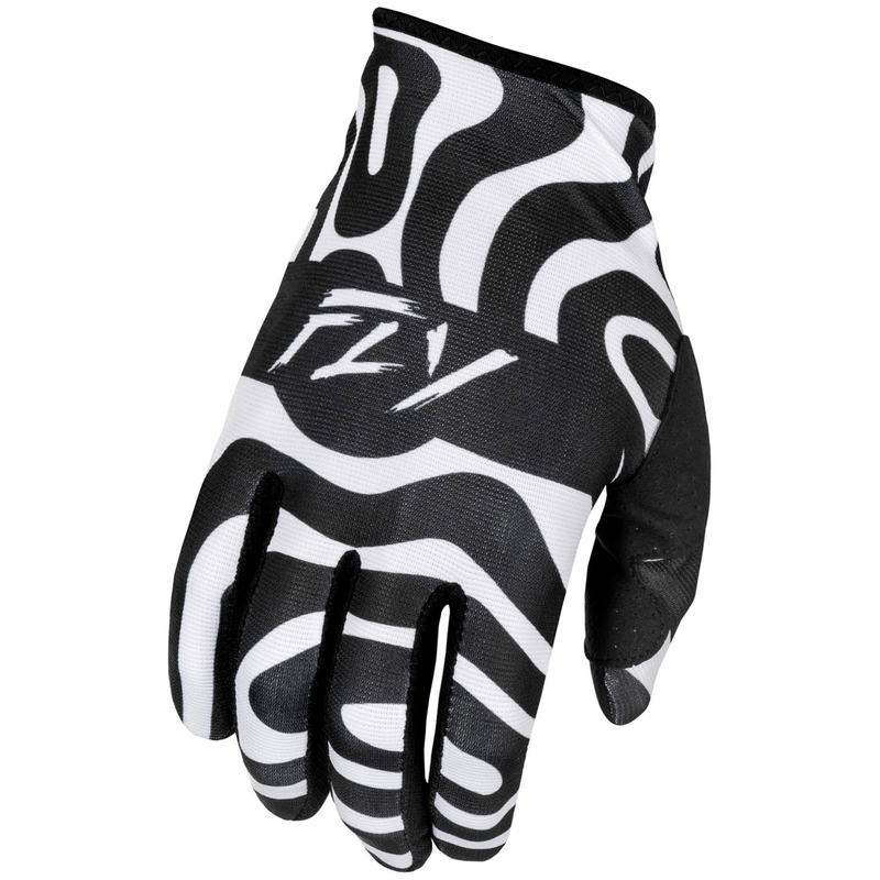 Guantes de motocross FLY Racing Lite 2025 blanco-negro