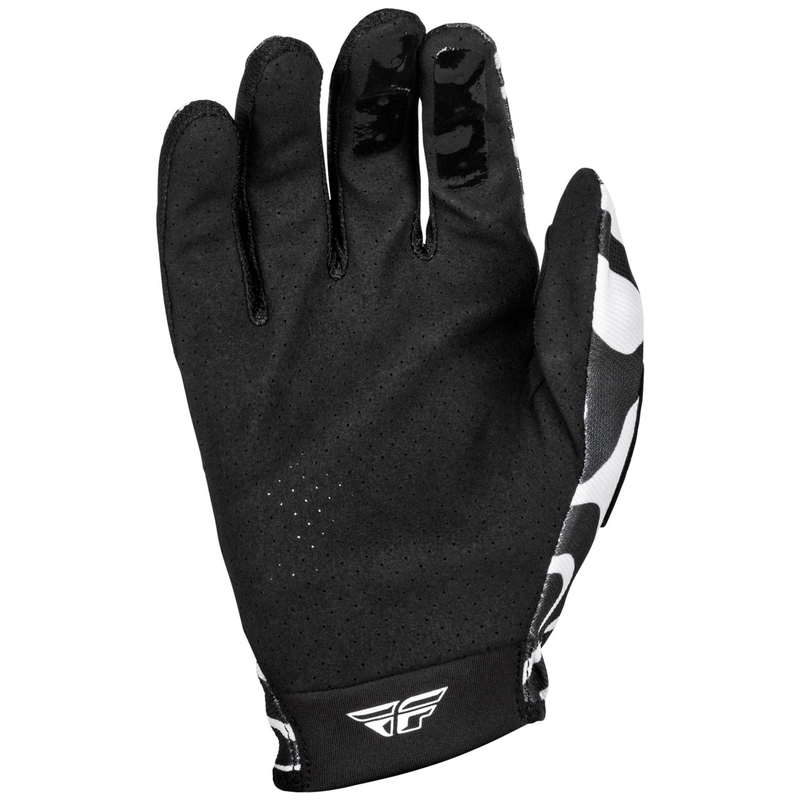 Guantes de motocross FLY Racing Lite 2025 blanco-negro